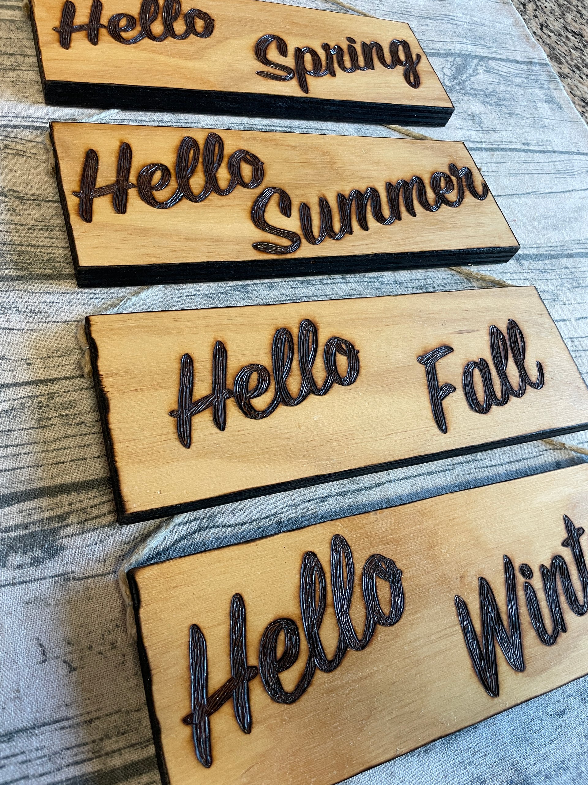 Hello Seasons Sign Set product image (2)
