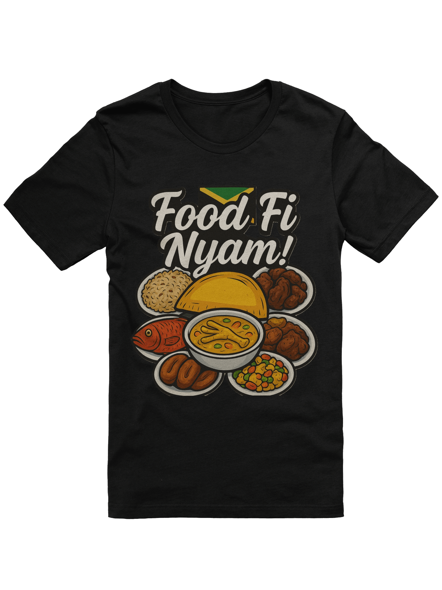 Food Fi Nyam! Illustrated T-Shirt product image (2)