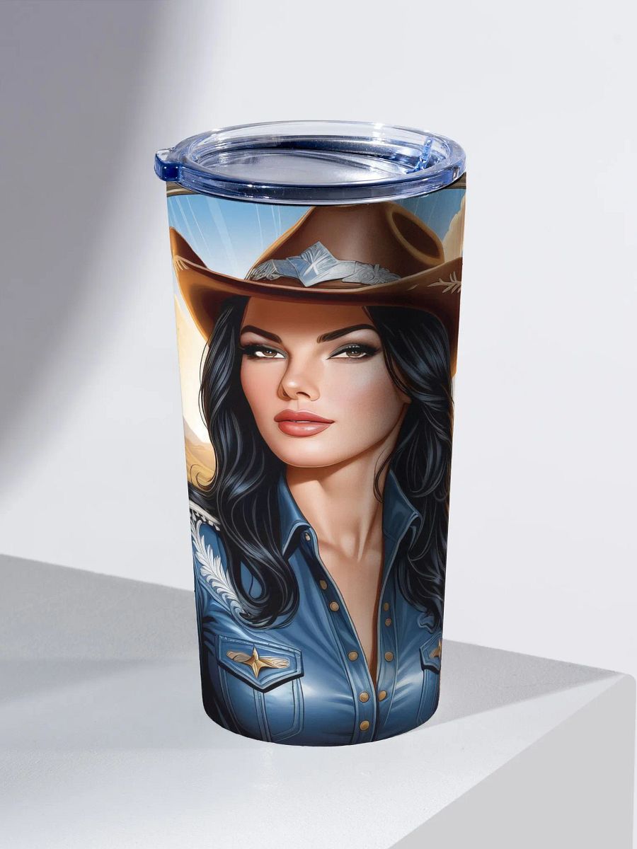 Beautiful Cowgirl 20 oz Stainless Steel Tumbler - V4 product image (3)