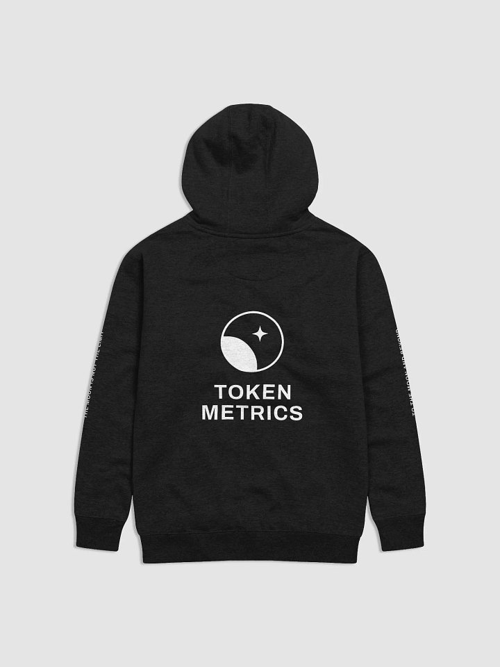 Token Metrics Classic Hoodie - Black & White product image (2)