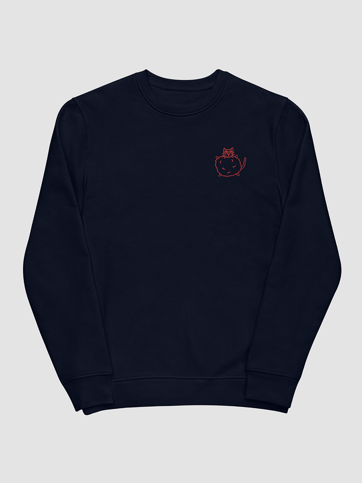 Red Cat Crewneck Sweater - Unisex product image (2)