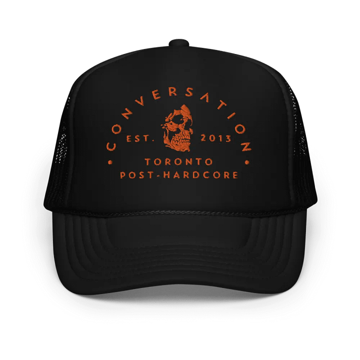 EST. 2013 TRUCKER HAT BLK/ORG product image (1)