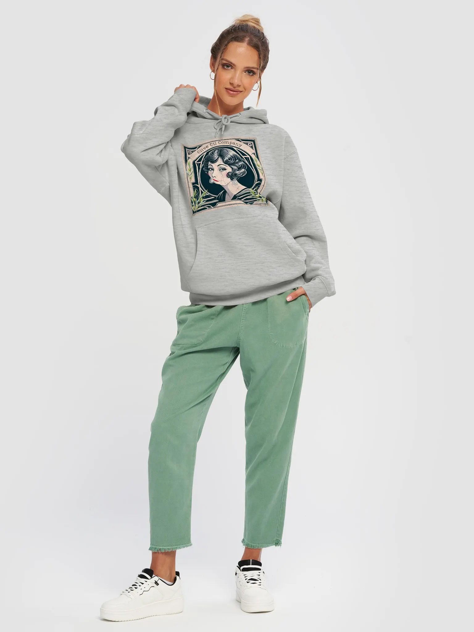 Olive Oil Company 1920s Signage Glamour - Hoodie product image (23)