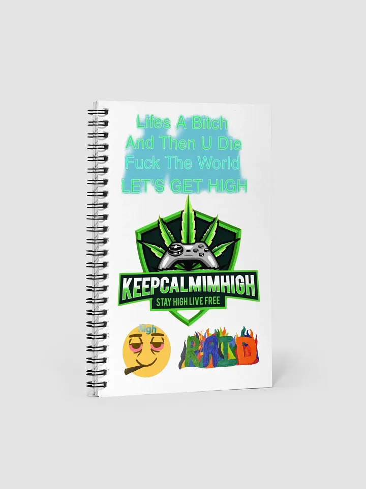 keepcalmimhigh note book product image (1)
