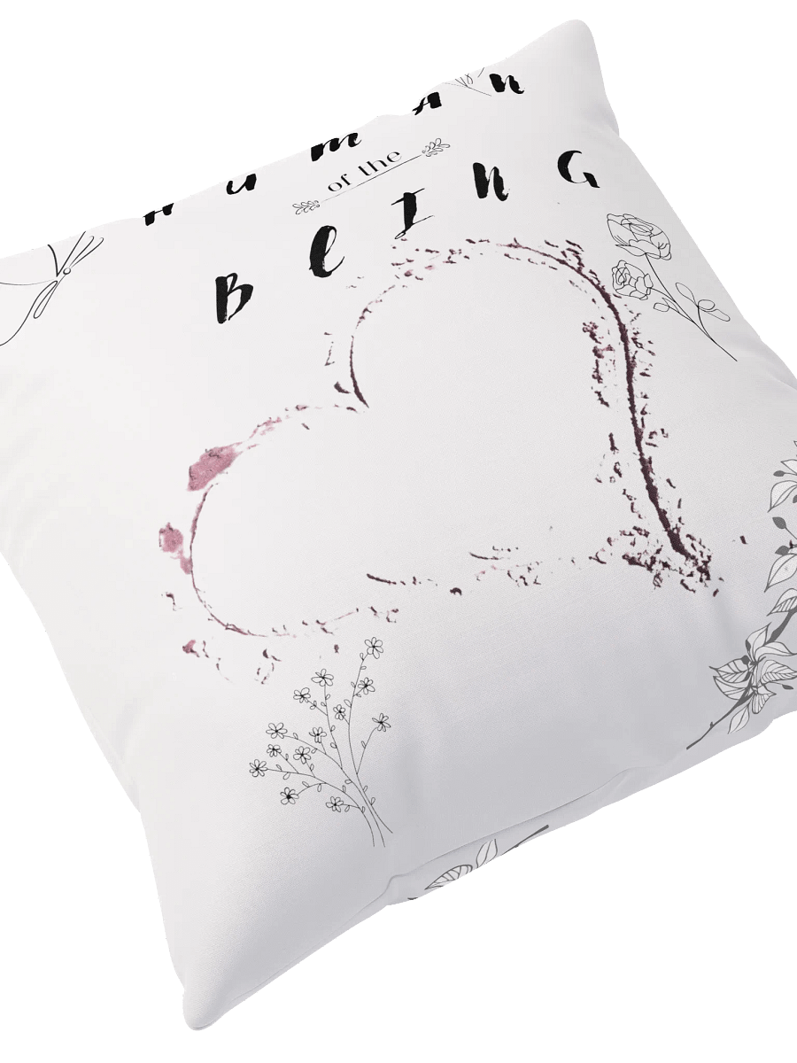 Cascading Love All-Over Print Pillow, "Human of the Being" product image (6)