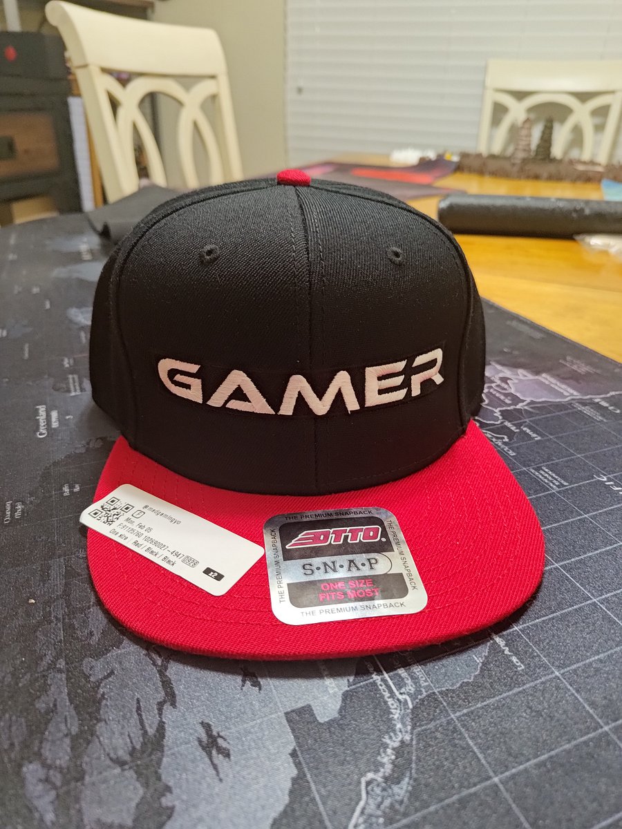 Gamer fully embroidered snapback product image (1)
