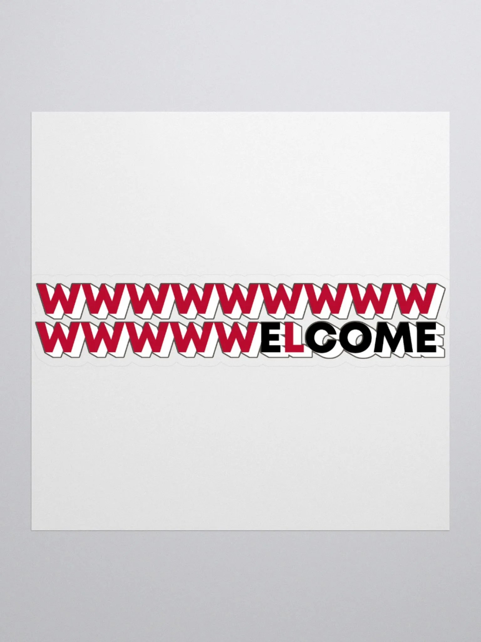Athens 21 Welcome Sticker product image (1)