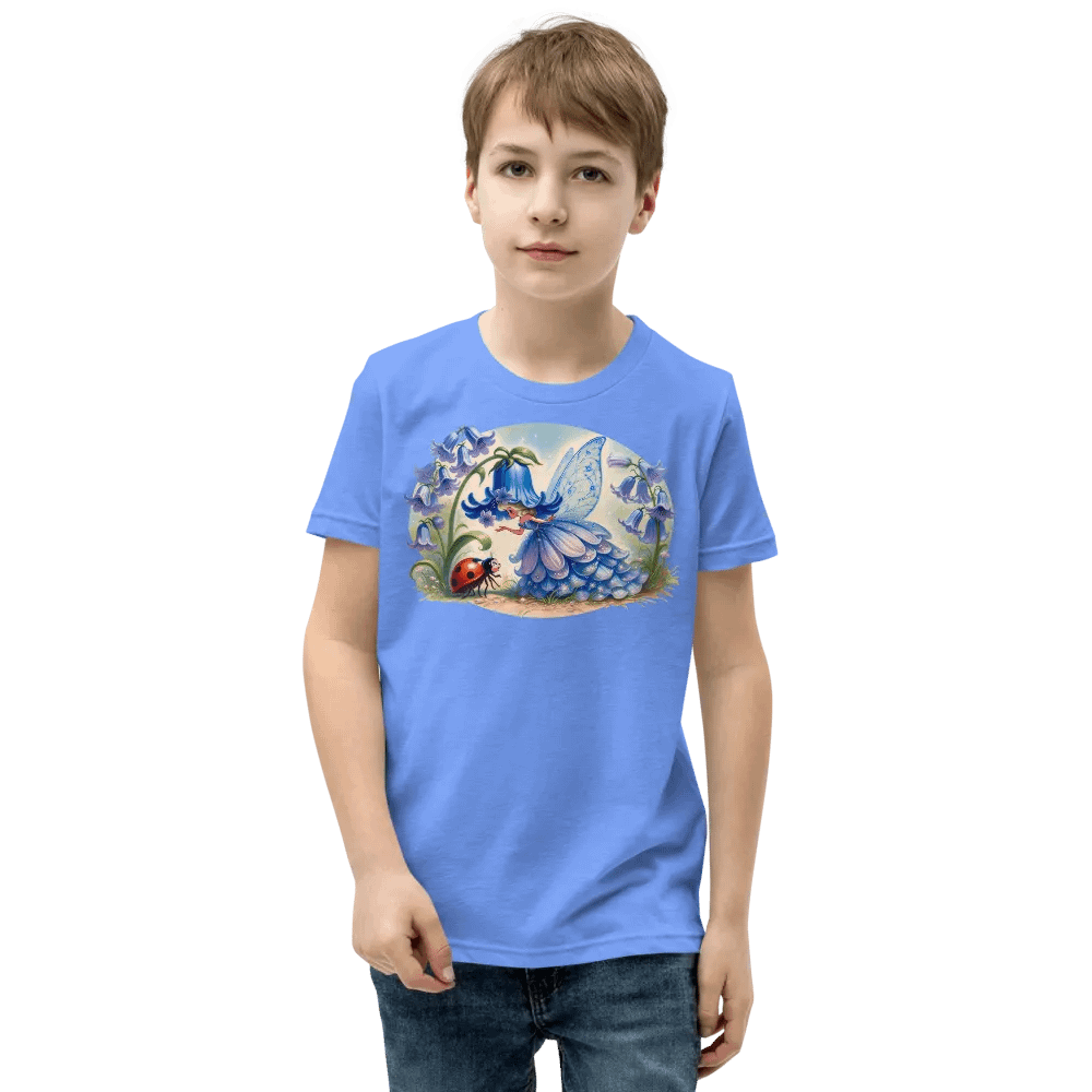 Bluebell Flower Fairy and Ladybug Youth T-Shirt product image (21)