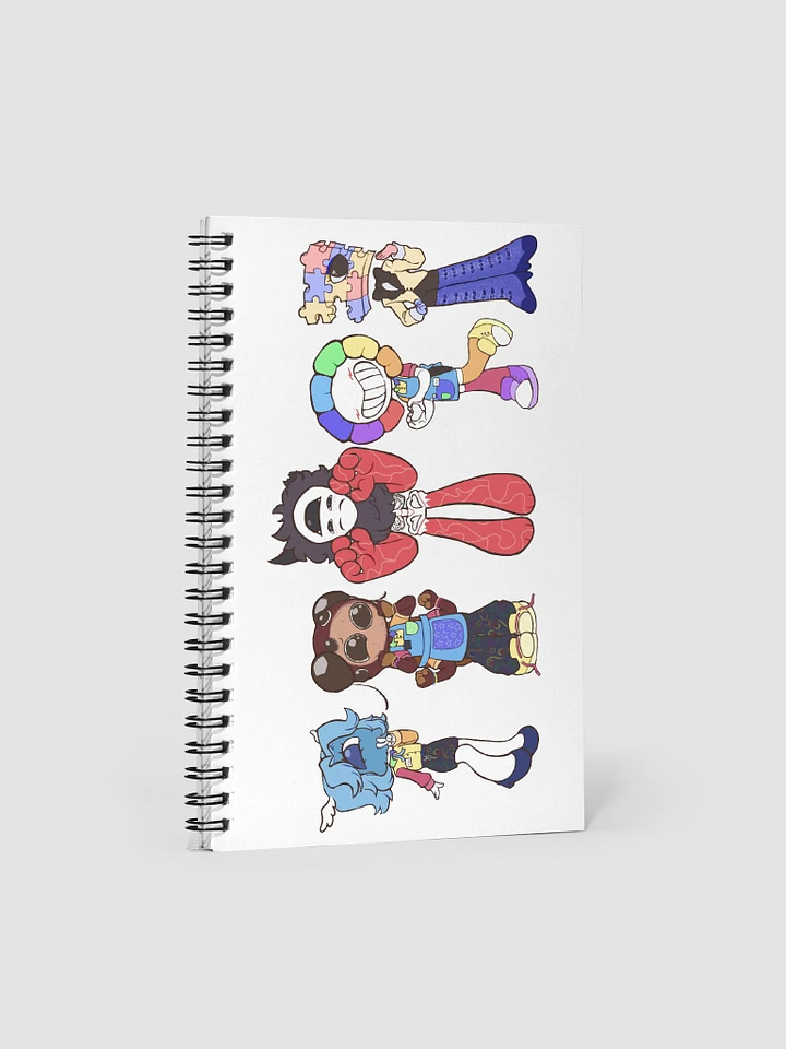 Group Chibi Spiral Notebook product image (1)