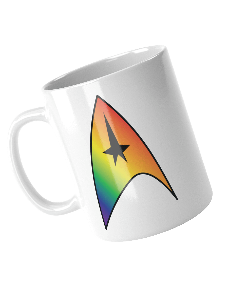 Rainbow Pride Gradient Starfleet Mug product image (3)