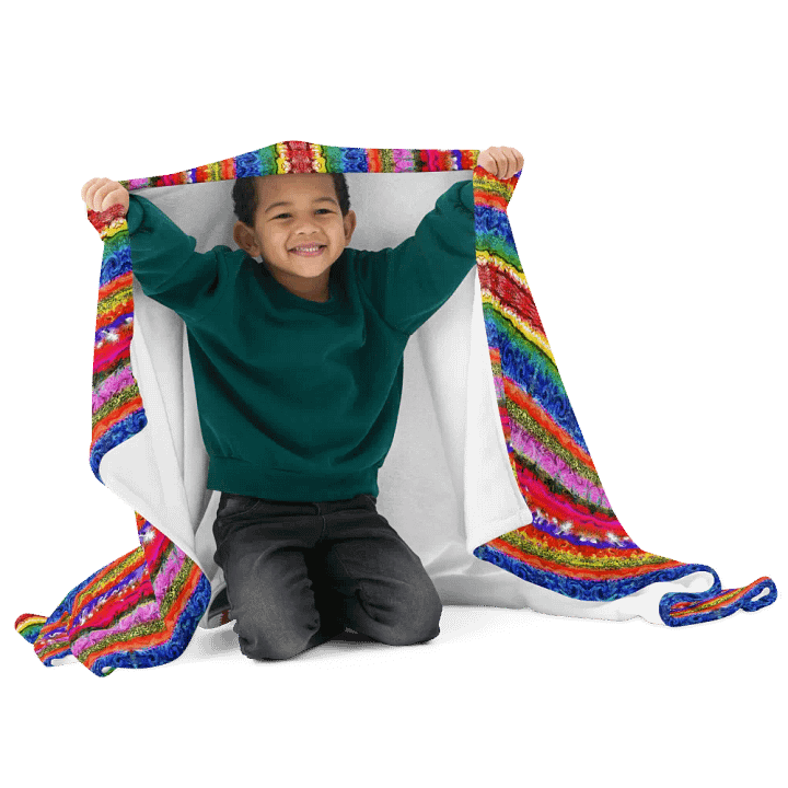 Boho colorful Stripes - Throw Blanket product image (2)