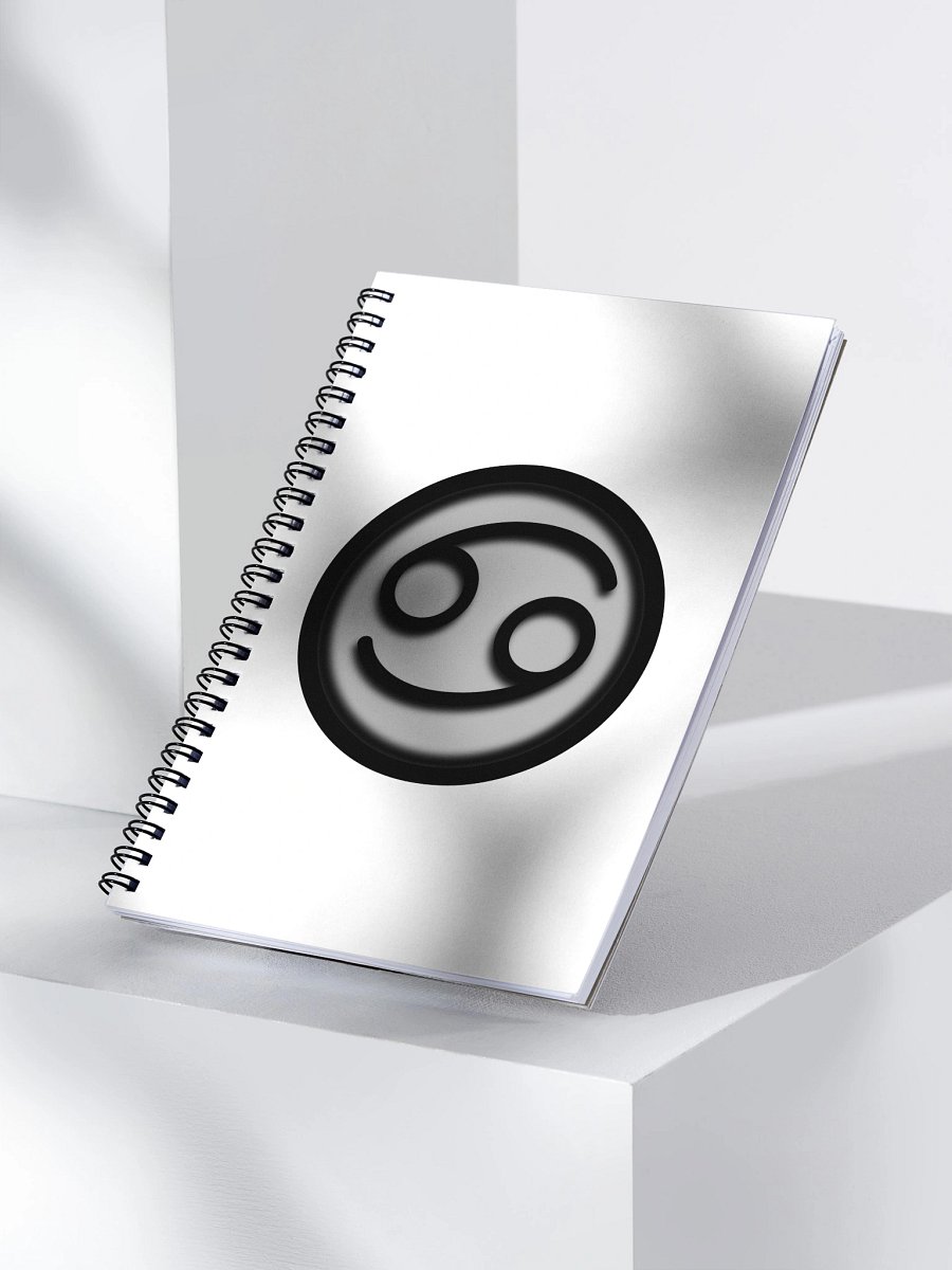 Astrology Symbol | Zodiac Sign | Cancer Spiral Notebook product image (3)