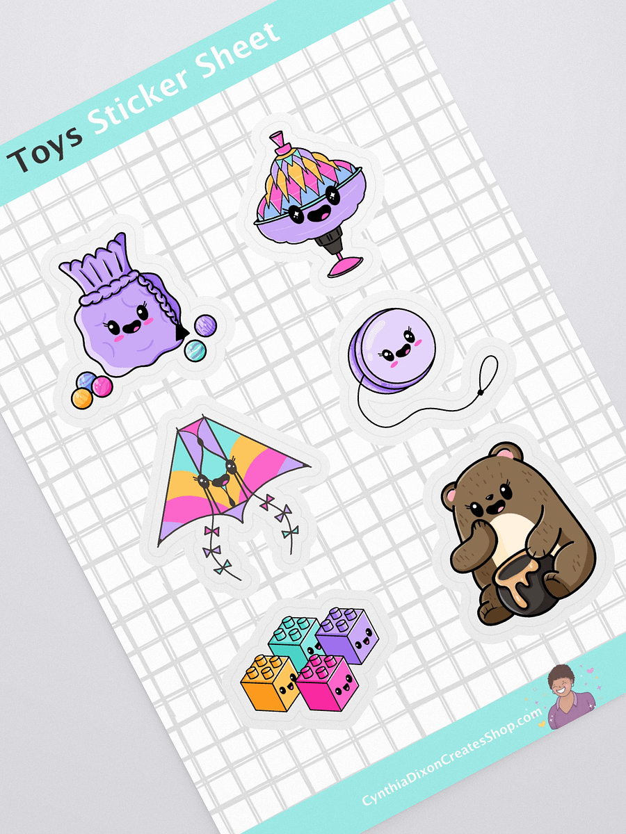 Toys Sticker Sheet product image (2)