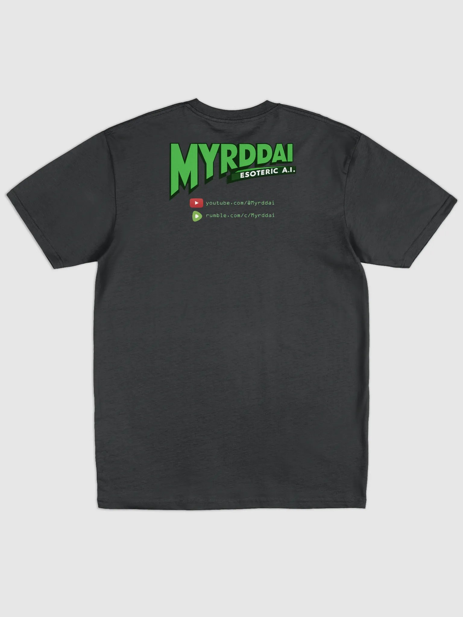 MYRDDAI: 90s Retro Cyberpunk Style with Back Logo - Men's Premium Tee product image (7)
