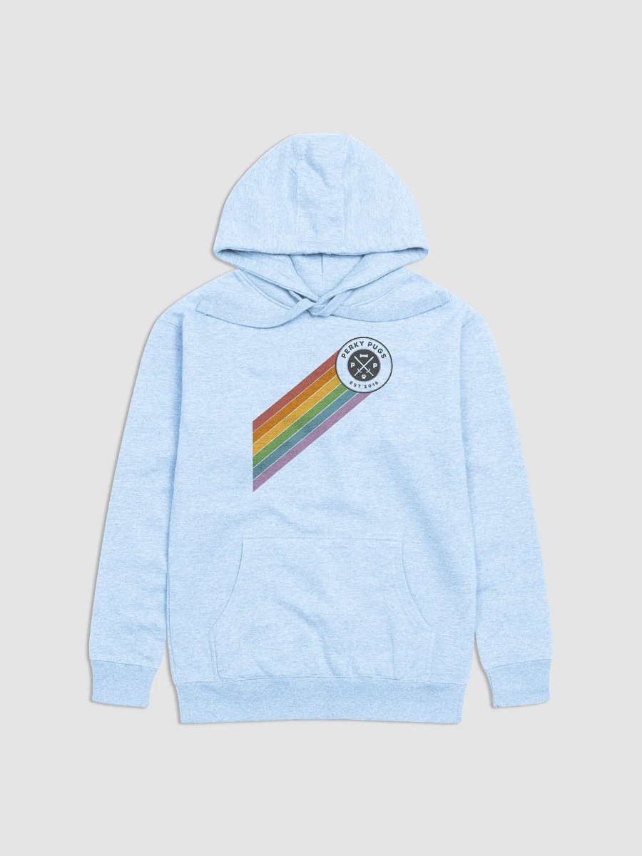 Perky Pride 2024 Retro Stripe Hoodie product image (1)