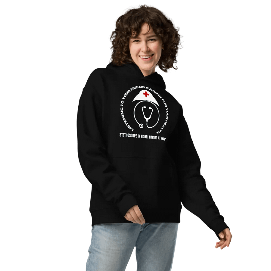 Heartfelt Care Nurse Hoodie product image (3)