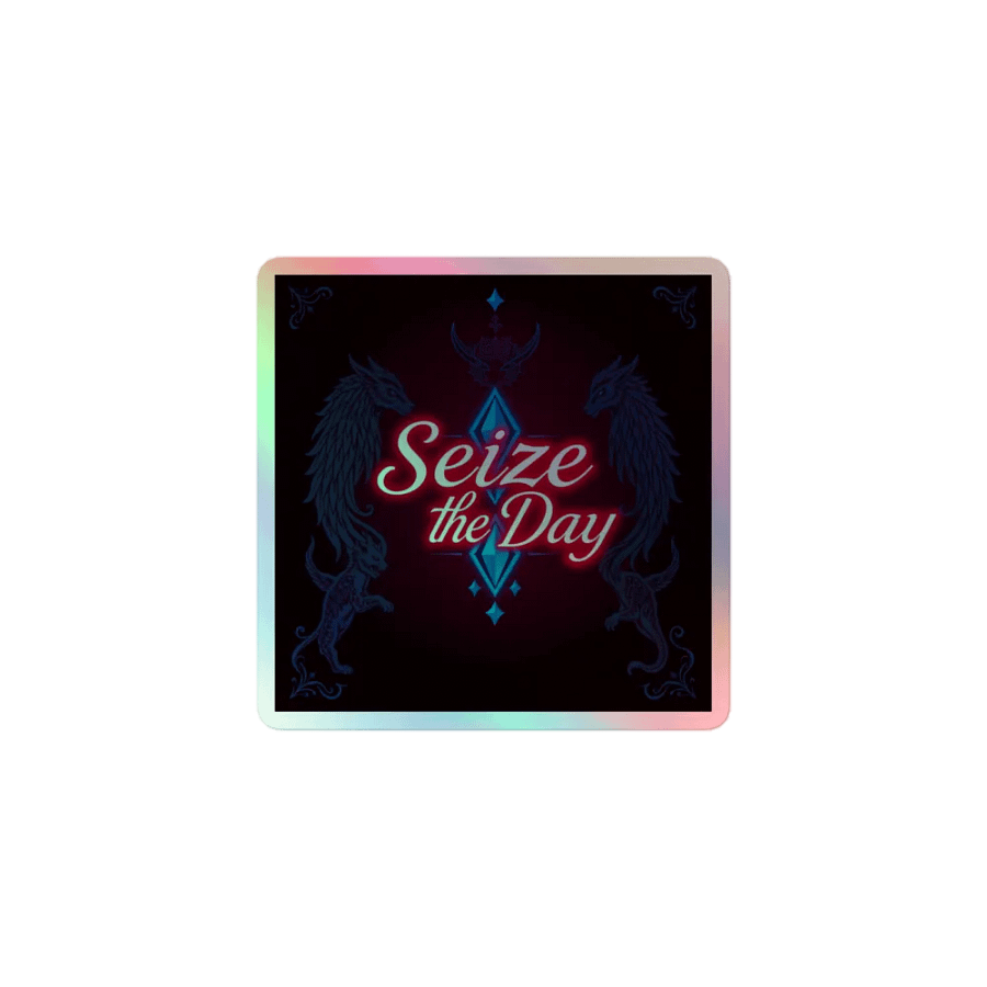 Seize the Day Holographic Sticker Sheet product image (1)