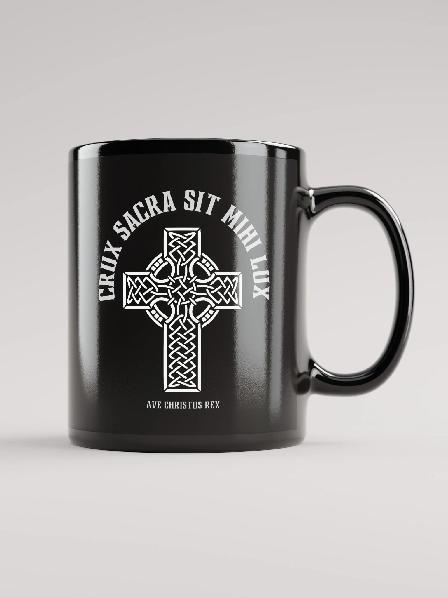 crux sacra sit mihi lux Mug product image (1)