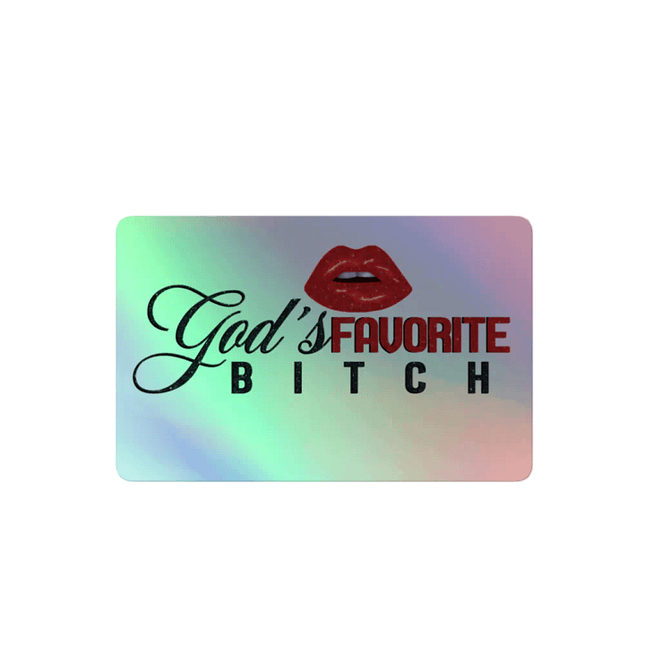 GOD'S FAVORITE STICKER product image (2)