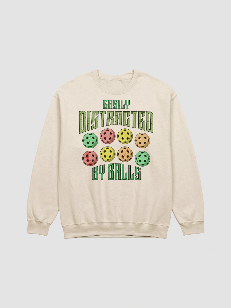 Easily Distracted By Balls Pickleball Crewneck Sweatshirt product image (21)
