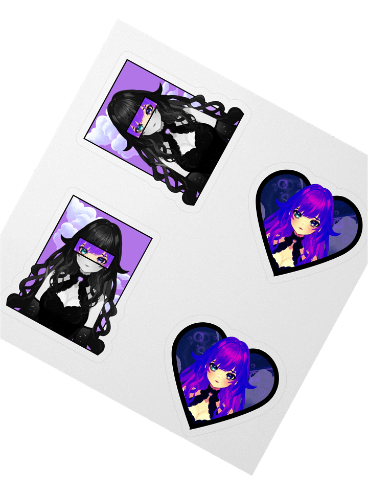 (SFW) Waifu Sticker Sheet product image (2)
