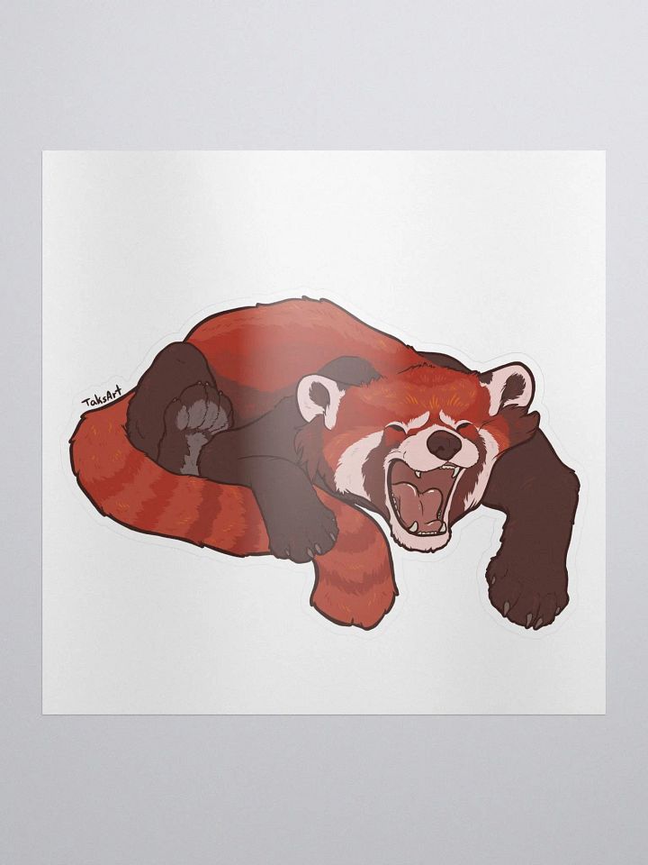 Sleepy Red Panda - Sticker product image (2)