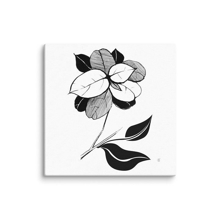 Blank Canvas: Unleash Your Artistic Vision - Stylish Leaves product image (1)