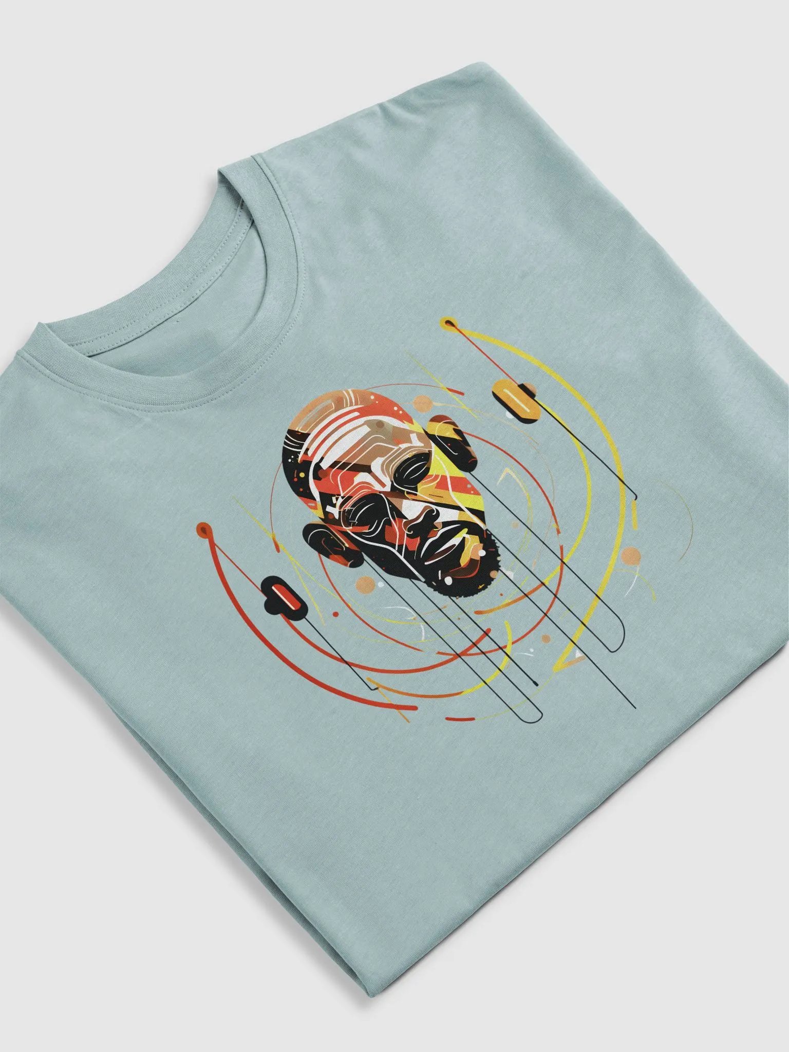 Abstract Headphones Techno Art T-Shirt – Vibrant Music-Inspired Design Tee product image (23)