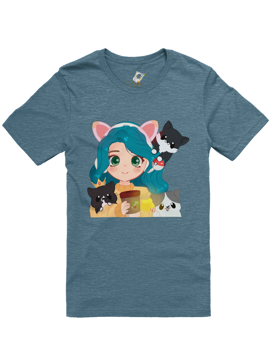 Al & Kitties Tee Blue product image (5)