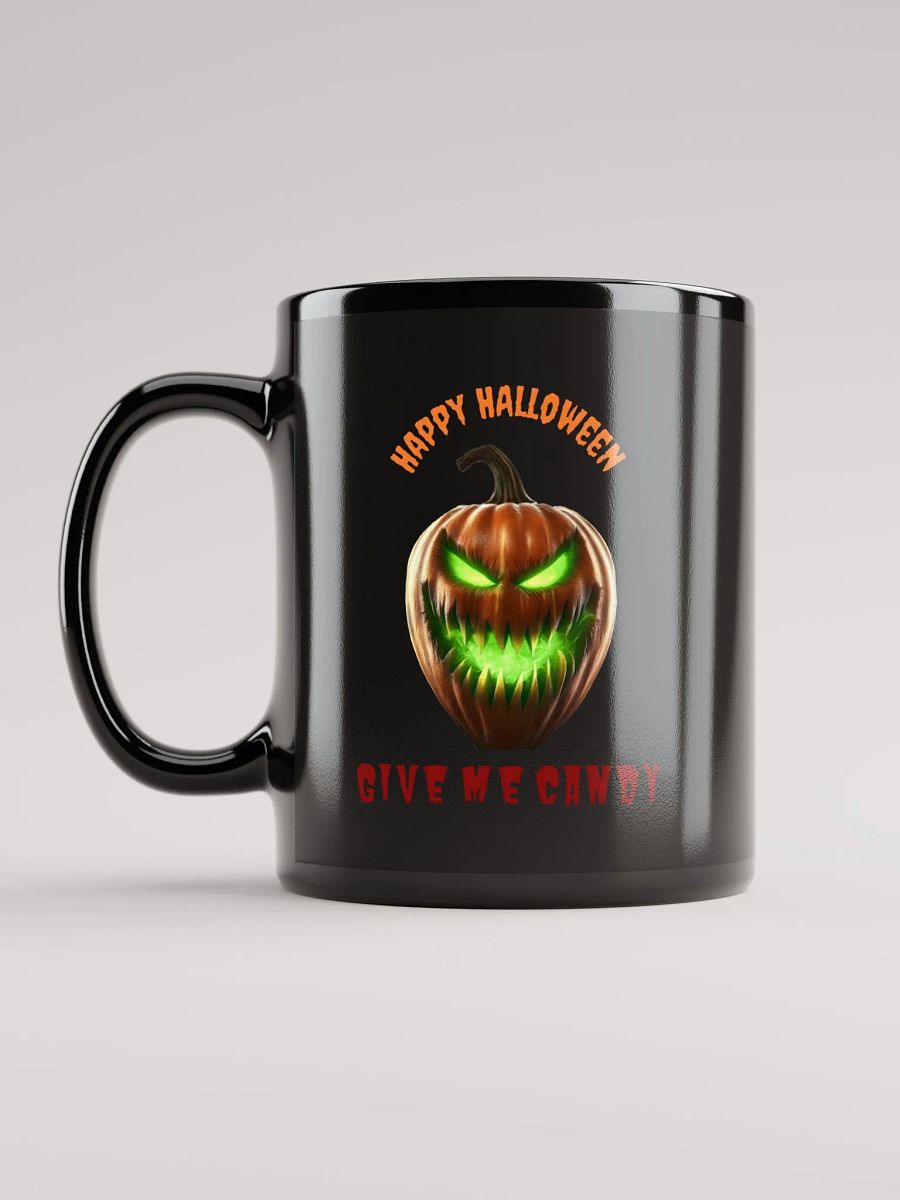 Happy Halloween Give Me Candy black mug product image (6)