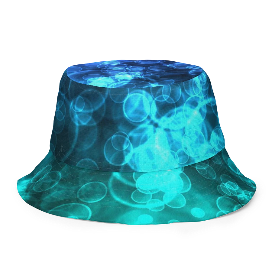 Blue Ocean Bokeh and Mermaid Stripe Bucket hat product image (4)