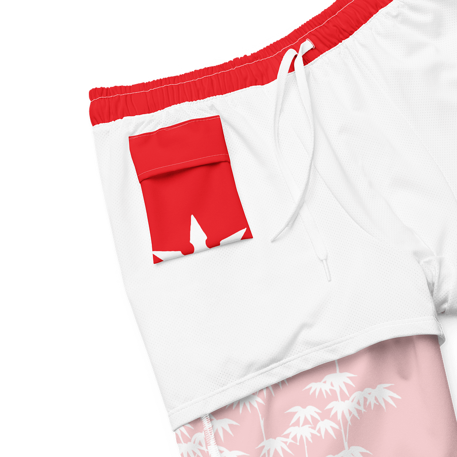 Blood Red Bamboo Ninja Swim Trunks product image (6)