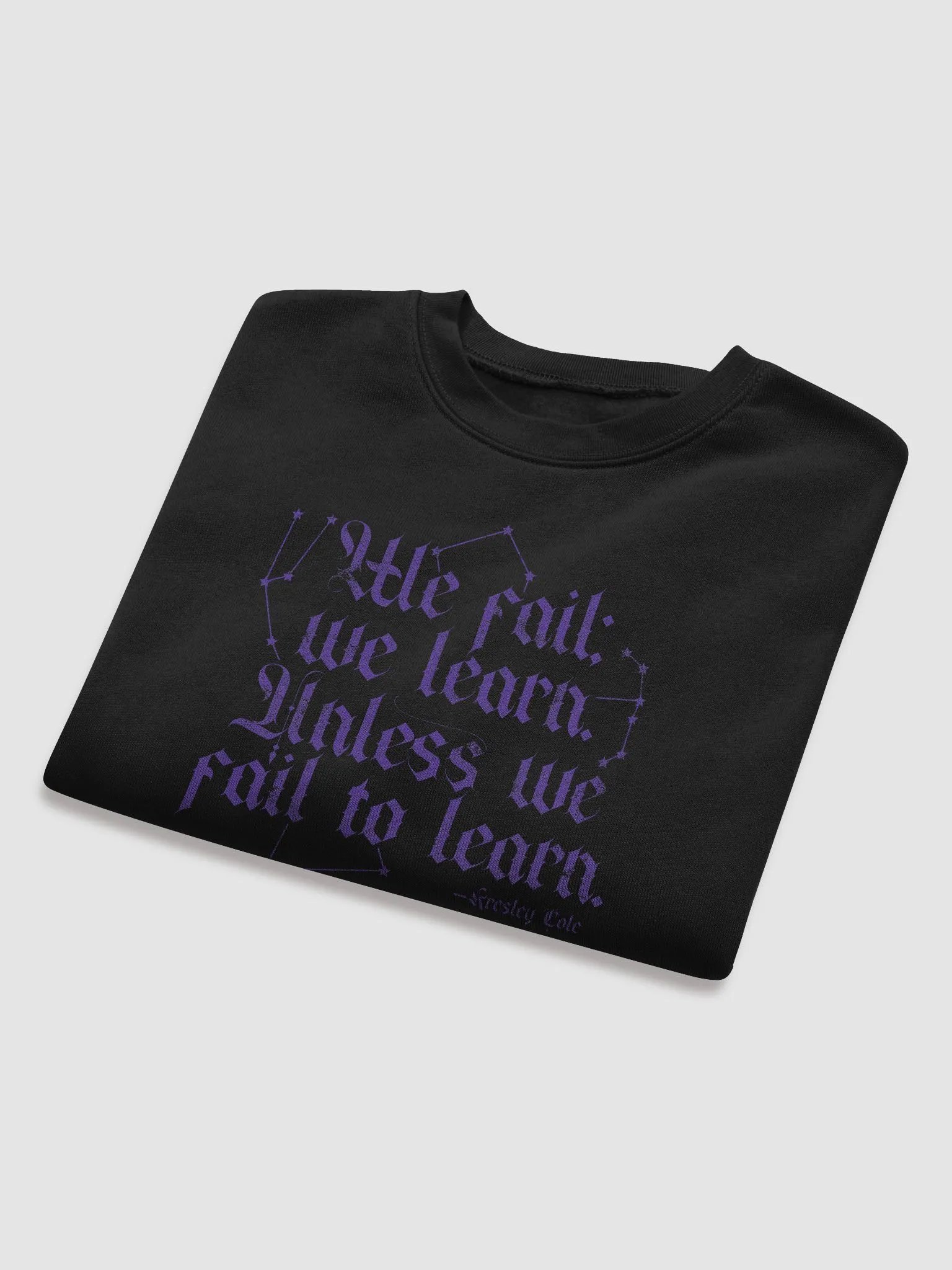 We Fail We Learn Crop Sweatshirt product image (37)