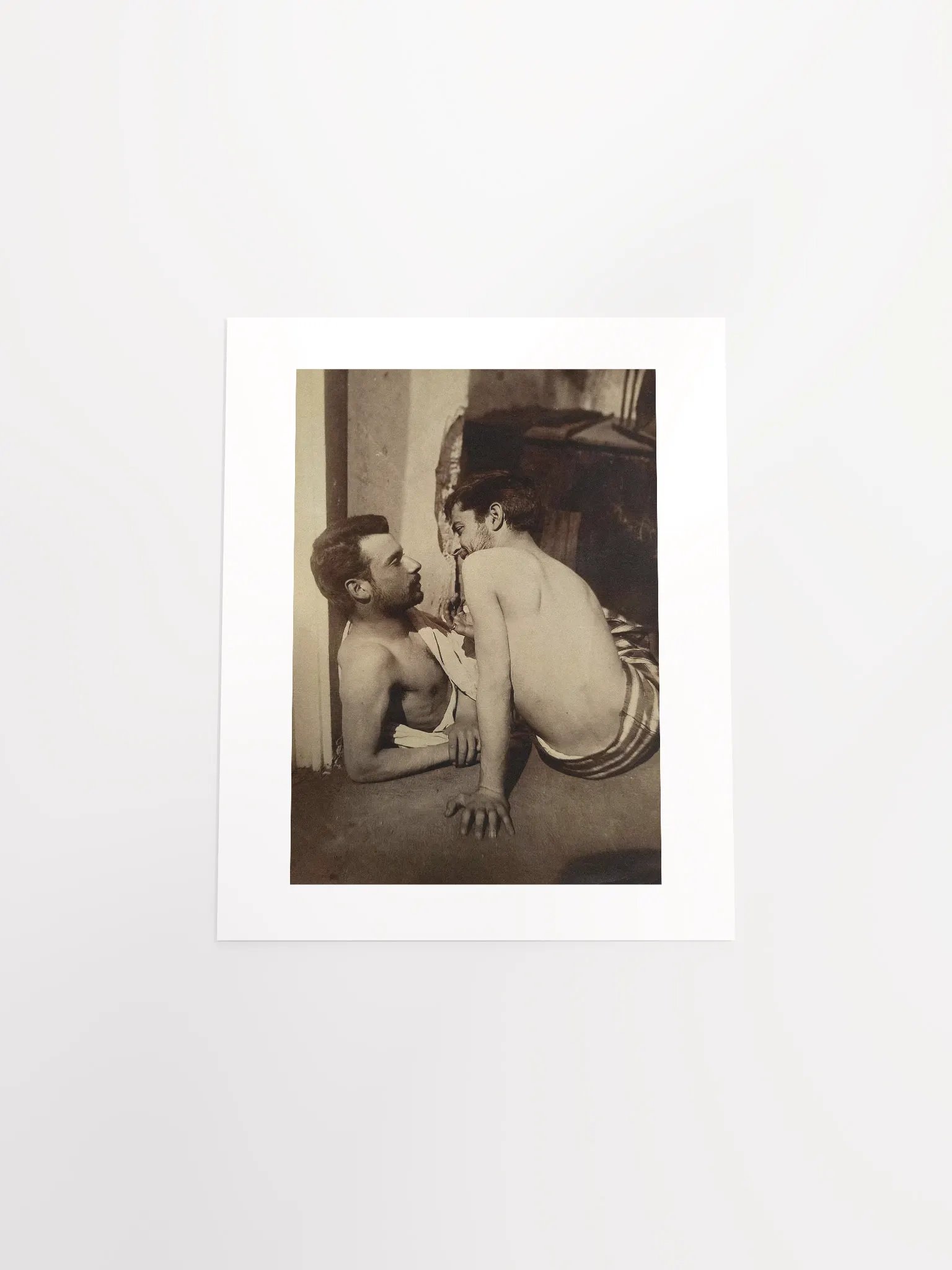 Two Young Men In Conversation by Wilhelm von Gloeden (c. 1900) - Print product image (5)