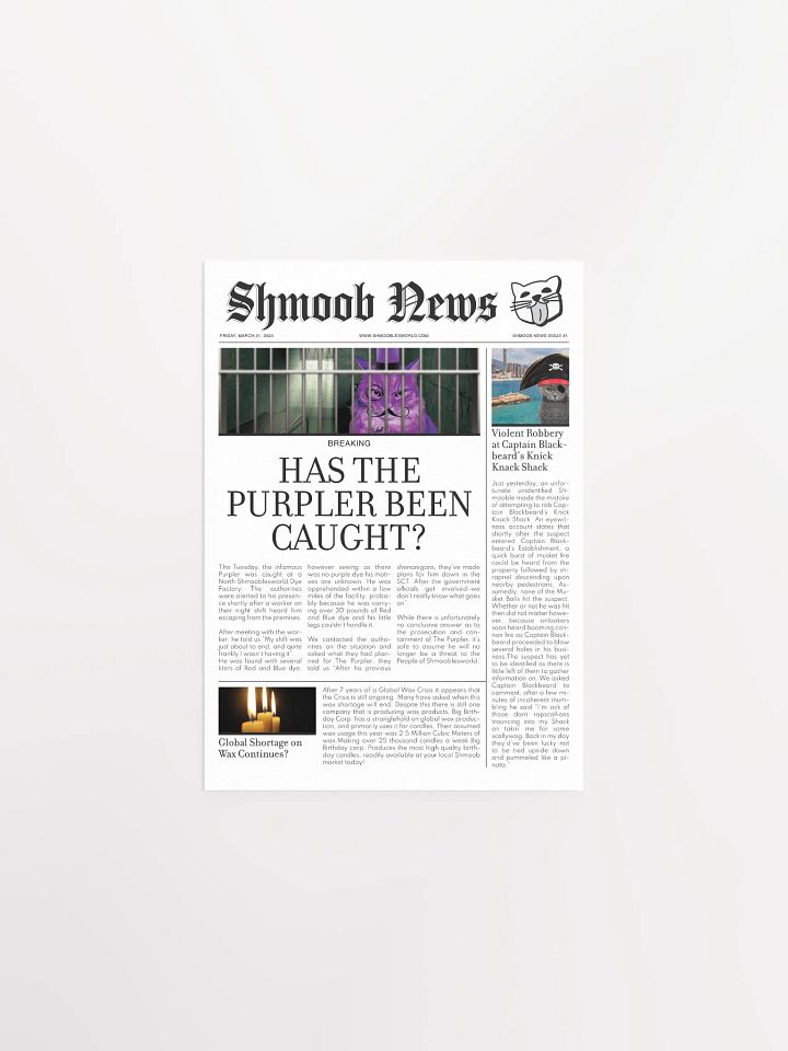 Shmoob News Issue #1 product image (4)