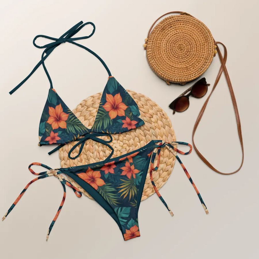 Tropical Blooms Recycled Bikini Set product image (9)