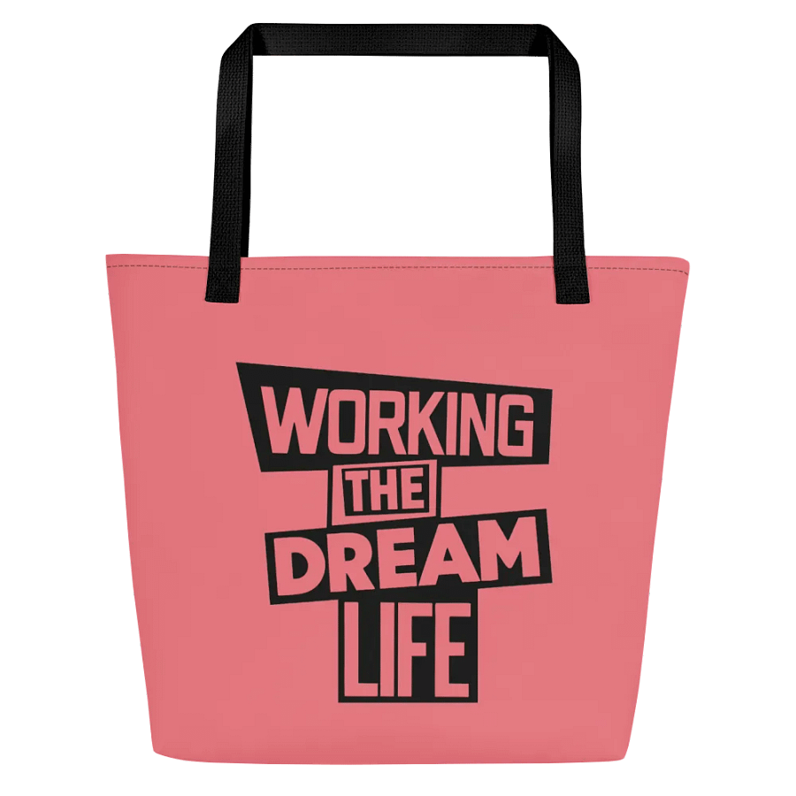 Pink Econscious Organic Cotton Tote Bag – Eco-Friendly Reusable Shopping & Everyday Carry Bag product image (8)
