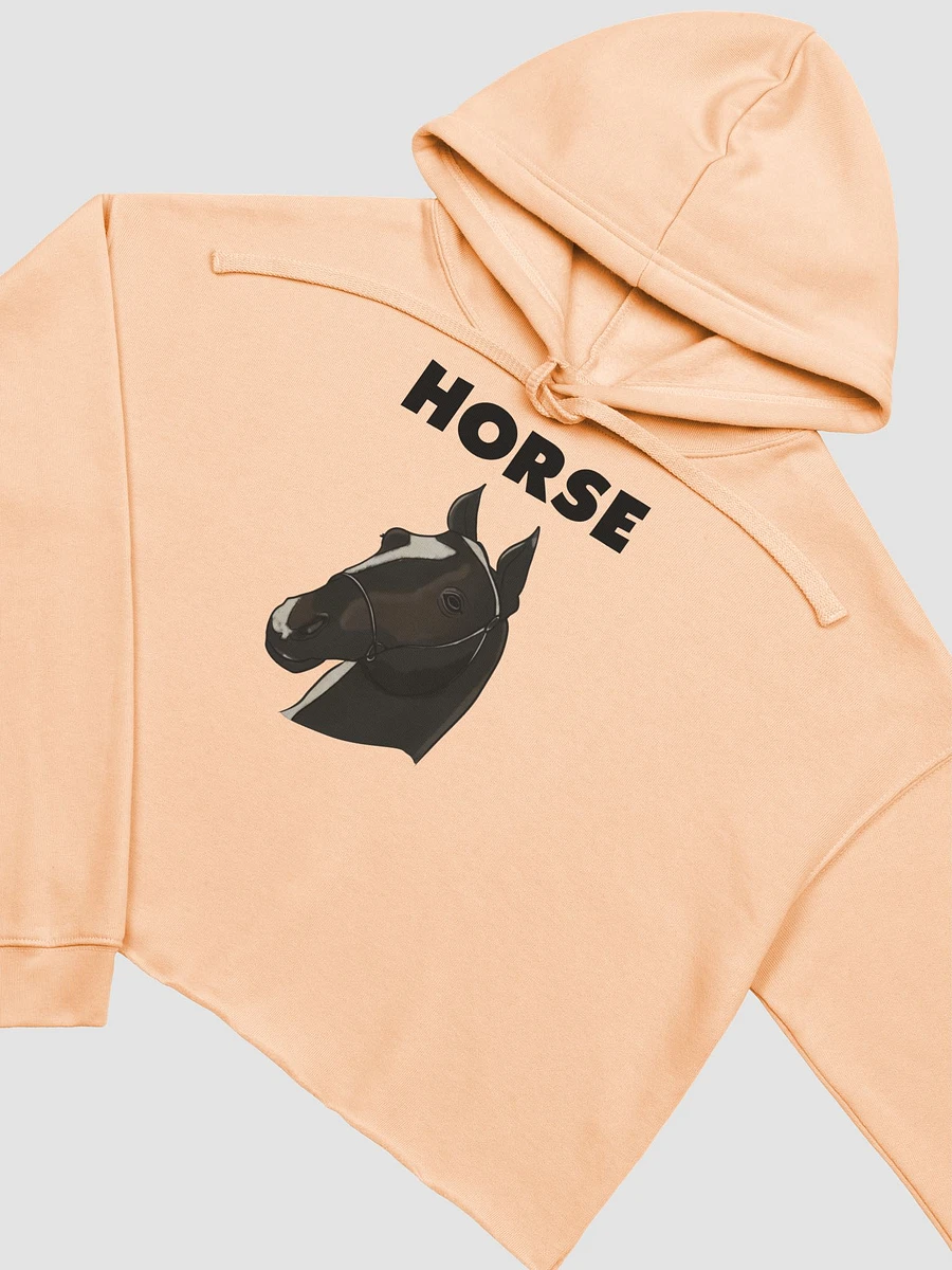 HORSE fleece crop hoodie product image (4)