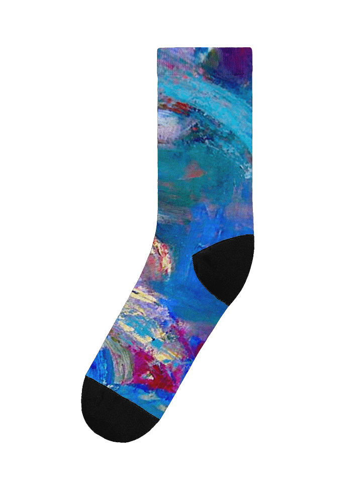 Abstract 1997 EcoArt Crew Socks product image (1)