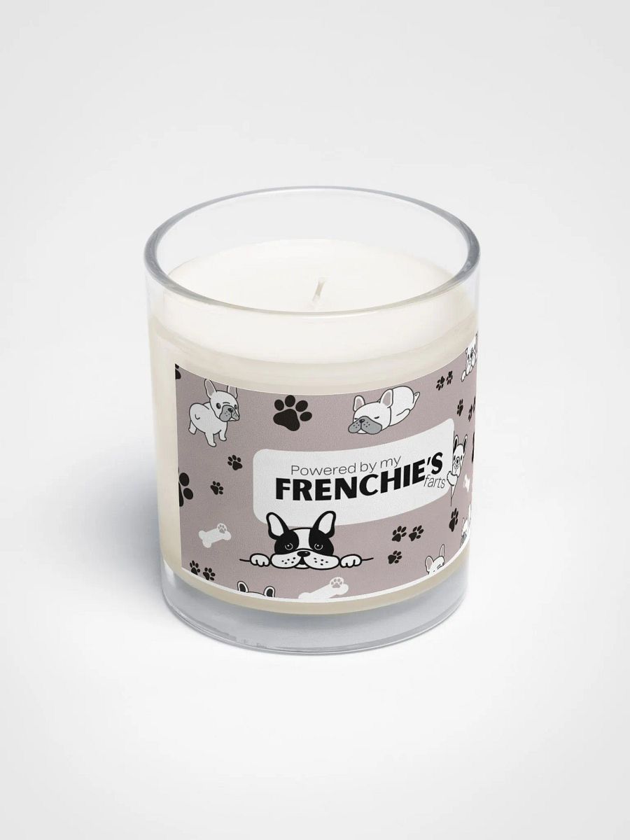 Happy Mother's Day To A Frenchie Mom: Unscented Soy Candle - Powered By My Frenchie's Farts product image (4)
