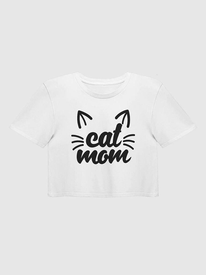 Chic Cat Mom Crop Top for Feline Fashionistas product image (11)