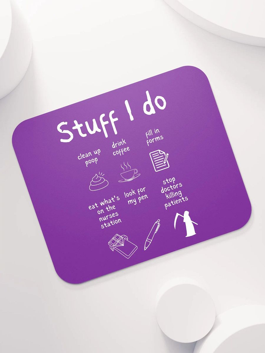 Funny Nurse Mousemat 