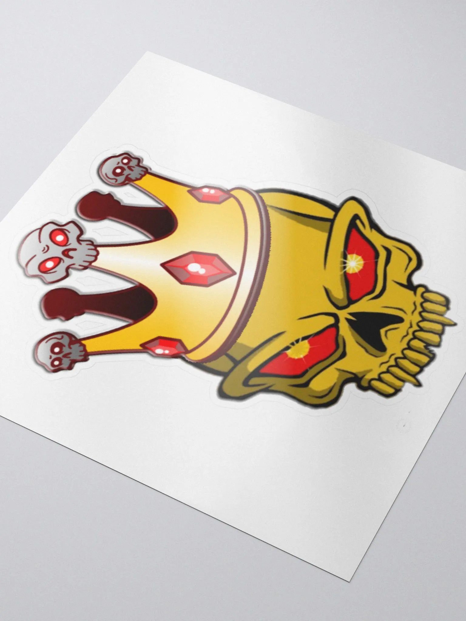 Kiss Cut Skull Sticker product image (3)