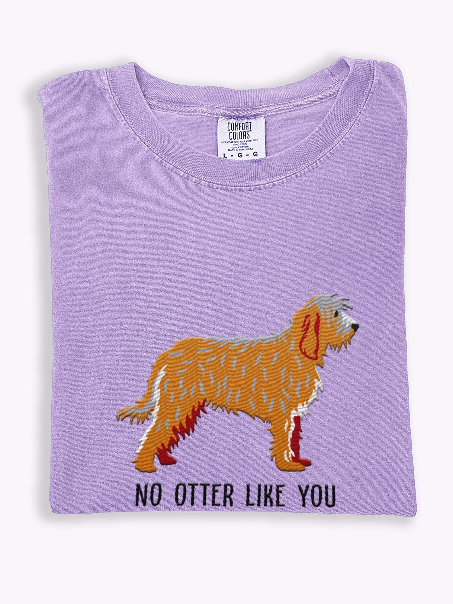 No Otter Like You T-Shirt(Embroidered) of an Otterhound(Wheaten) product image (1)