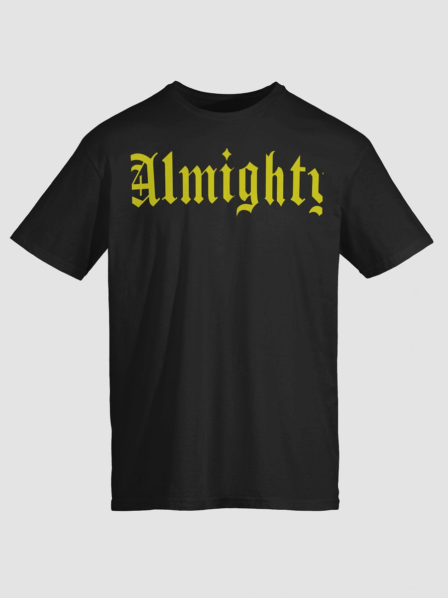 Almighty T-Shirt (Black/Yellow) product image (5)