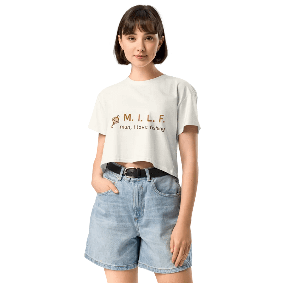 Fishing MILF - Crop Tee product image (12)