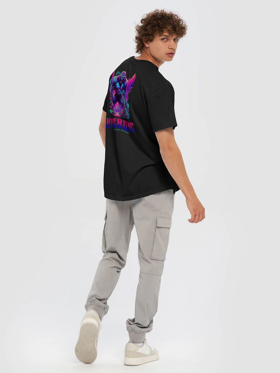 The King has Arrived with this Retro KINGKONG Gradient Text Heavyweight Tee product image (13)