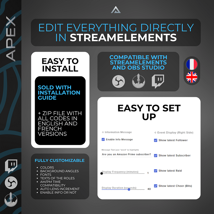 Twitch Widget Info Bar 1 product image (2)