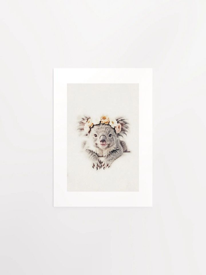Serene Koala Passepartout Print product image (7)
