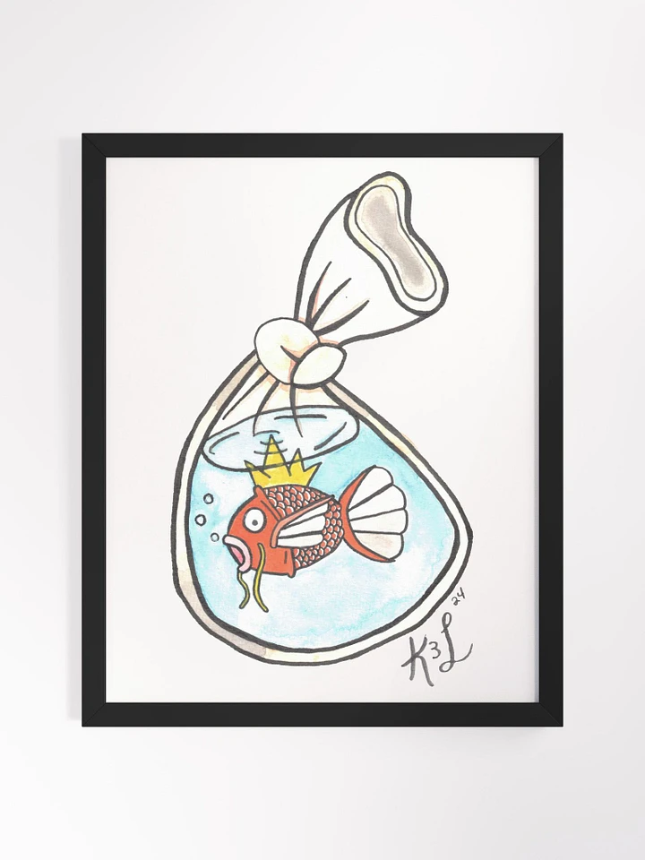 Feesh In Bag Framed Print Large Sizes product image (3)